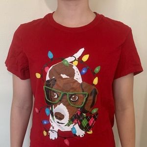 Adorbs Christmas beagle shirt!